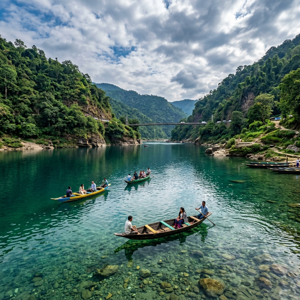 Dawki — Crystal Clear Umngot River