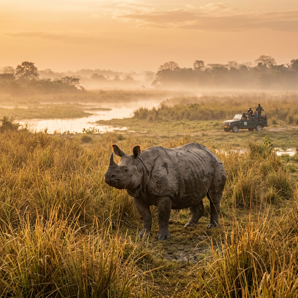 Kaziranga — Home of the One-Horned Rhino